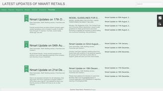 
                            2. LATEST UPDATES OF NMART RETAILS - Www Nmart Co In Portal