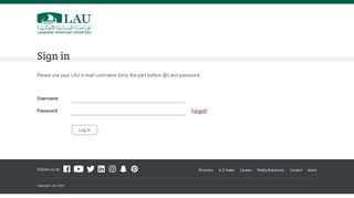 
                            1. LAU Portal - Lebanese American University - Lau Portal