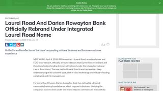 
                            4. Laurel Road And Darien Rowayton Bank Officially Rebrand ... - Drb Bank Portal