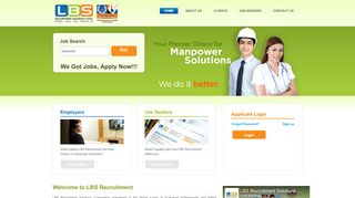 
                            2. LBS Recruitment Solutions Corporation - Lbs Applicant Control Panel Login