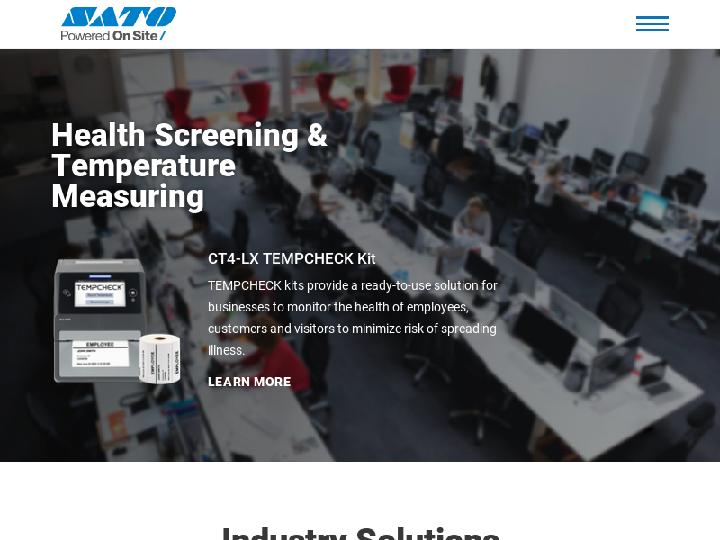 
                            1. Leader in Thermal Printers and RFID Labeling Systems | SATO