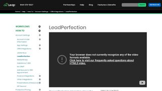 
                            5. LeadPerfection - LEAP - Lead Perfection Portal