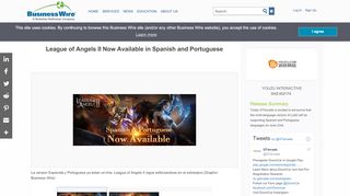
                            8. League of Angels II Now Available in Spanish and Portuguese ... - Loa2 Portal