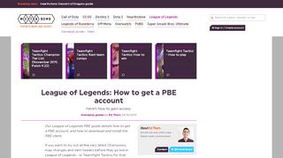
                            4. League of Legends: How to get a PBE account | Metabomb - Pbe Sign Up