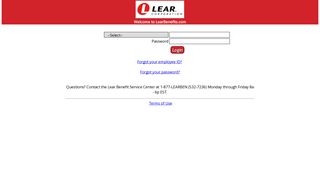 
                            2. LearBenefits.com - Lear Peoplesoft Login
