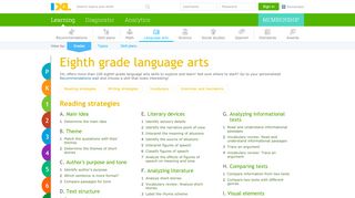 
                            4. Learn 8th grade language arts - IXL - Ixl Math Grade 8 Portal