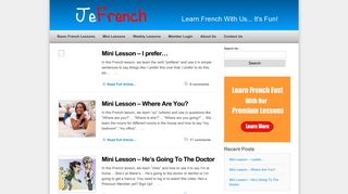 
                            2. Learn French Online With Our MIni Video Lessons - JeFrench - Www Jefrench Com Portal