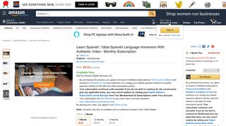 
Learn Spanish: Yabla Spanish Language ... - Amazon.com  
