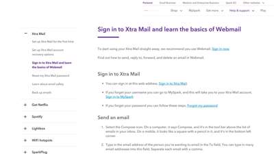 Learn the basics of Webmail  Spark NZ - spark.co.nz