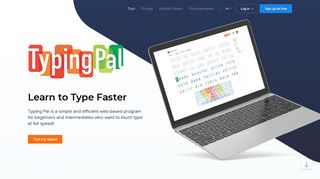 Learn Touch Typing Online  Typing Pal