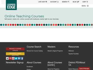 
                            8. Learners Edge - Online Teaching Courses