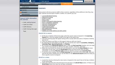 
                            6. Learners - New York Statewide Learning Management System