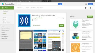 
                            5. Learning Ally Audiobooks - Apps on Google Play