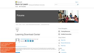 
                            2. Learning Download Center - Online Learning at Microsoft Virtual ... - Microsoft Learning Download Center Portal