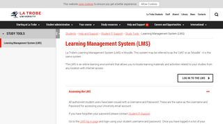 
                            5. Learning Management System (LMS), Help and Support, La Trobe ... - Psb Student Portal