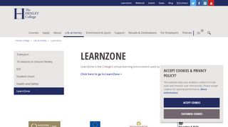 
                            2. Learnzone - Henley College - Henley College Portal