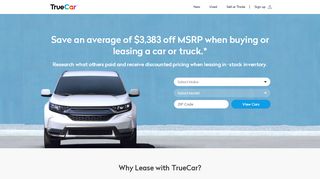 
Lease a Car | Car Leasing | TrueCar  
