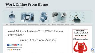 Leased Ad Space Review - Turn $7 Into Endless Commissions? - Leased Ad Space Portal