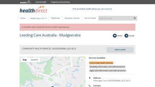 
                            5. Leeding Care Australia - Mudgeeraba | healthdirect - Leeding Care Australia Portal