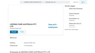 
                            3. LEEDING CARE AUSTRALIA PTY LTD | LinkedIn - Leeding Care Australia Portal
