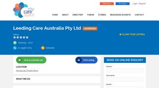 
                            2. Leeding Care Australia Pty Ltd | MyCareSpace - Leeding Care Australia Portal