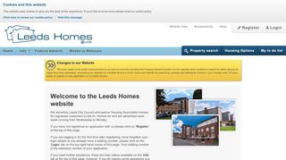 
                            2. Leeds Homes: Home - Leedshomes Portal