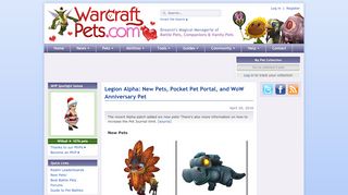 
                            7. Legion Alpha: New Pets, Pocket Pet Portal, and WoW Anniversary Pet - Pocket Pet Portal