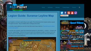Legion Guide: Suramar Leyline Map - Blizzplanet | Warcraft - Wow Ley Line Portals