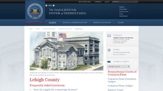 
                            4. Lehigh County | Individual County Courts | Pennsylvania Courts of ... - Lehigh County Portal