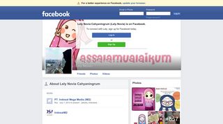
                            5. Lely Novia Cahyaningrum | Facebook - Smp Indosatm2 Portal