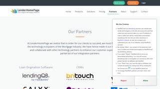 
                            7. LenderHomePage.com Partners - Lenderhomepage Portal