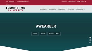
                            8. Lenoir-Rhyne University | Private University in North Carolina - Lr Student Portal