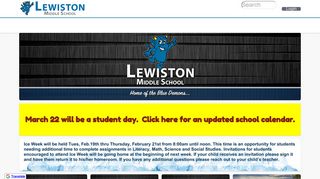 
                            5. Lewiston Middle School: Home - Lewiston Middle School Powerschool Portal