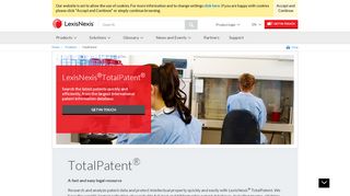 
                            3. LexisNexis Total Patent - Total Patent Login