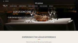
                            8. Lexus Owner Benefits | Lexus - Lexus Customer Portal