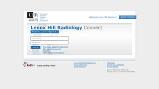 
                            5. LHR Connect - Login - My Radiology Patients - Www Lenoxhillradiology Com Patient Portal