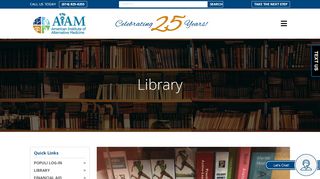 
Library - Columbus ... - American Institute of Alternative Medicine
