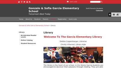 Library - Gonzalo & Sofia Garcia Elementary School - Canutillo
