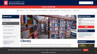 
                            5. Library | University of Buckingham - University Of Buckingham Portal