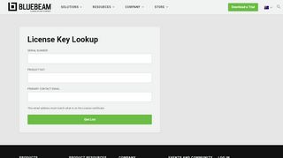 
                            2. Licence Key Lookup | Bluebeam, Inc. - Bluebeam License Portal