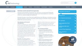 
                            1. Licensed Conveyancers and Solicitors | ULS technology ULS ... - Uls Portal