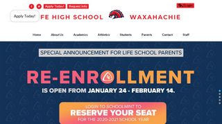 
                            8. Life High School Waxahachie - Life School Parent Portal