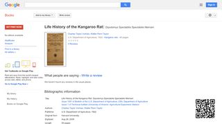 
                            6. Life History of the Kangaroo Rat: Dipodomys Spectabilis ...