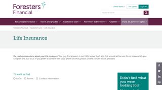 
                            4. Life insurance help center | Foresters Financial - Forester Insurance Portal