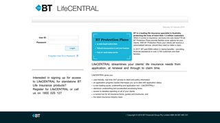 
LifeCENTRAL - BT Financial Group  
