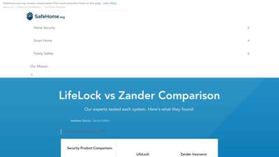 LifeLock vs Zander Comparison - Which Protects You The Most?