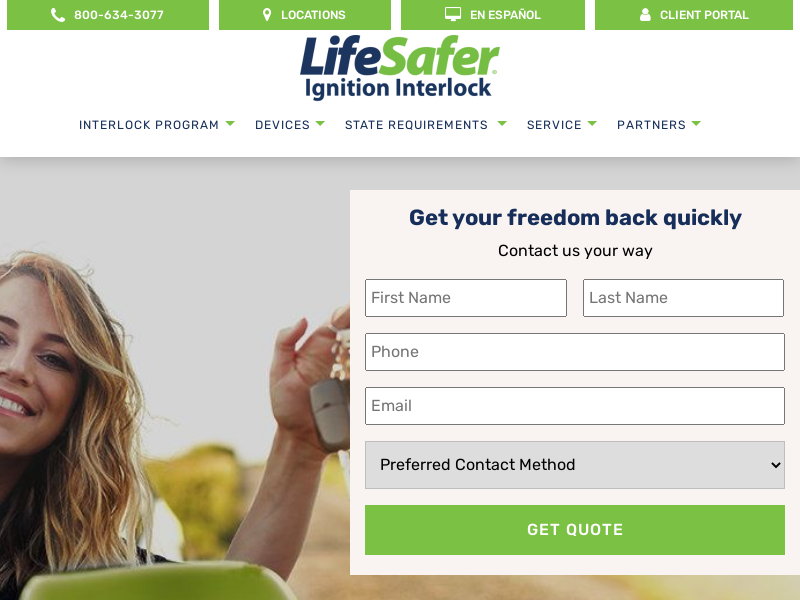 LifeSafer Ignition Interlock Gets You Back on the Road ...