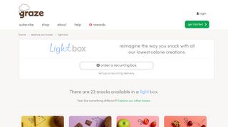 
                            8. light box | Reimagine the way you snack with all our ... - graze - Graze Box Portal