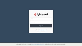 
                            1. Lightspeed Analytics: Login - Lightspeed Analytics Portal