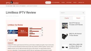 
Limitless IPTV Review – Limitless IPTV Content - IPTV Insider
